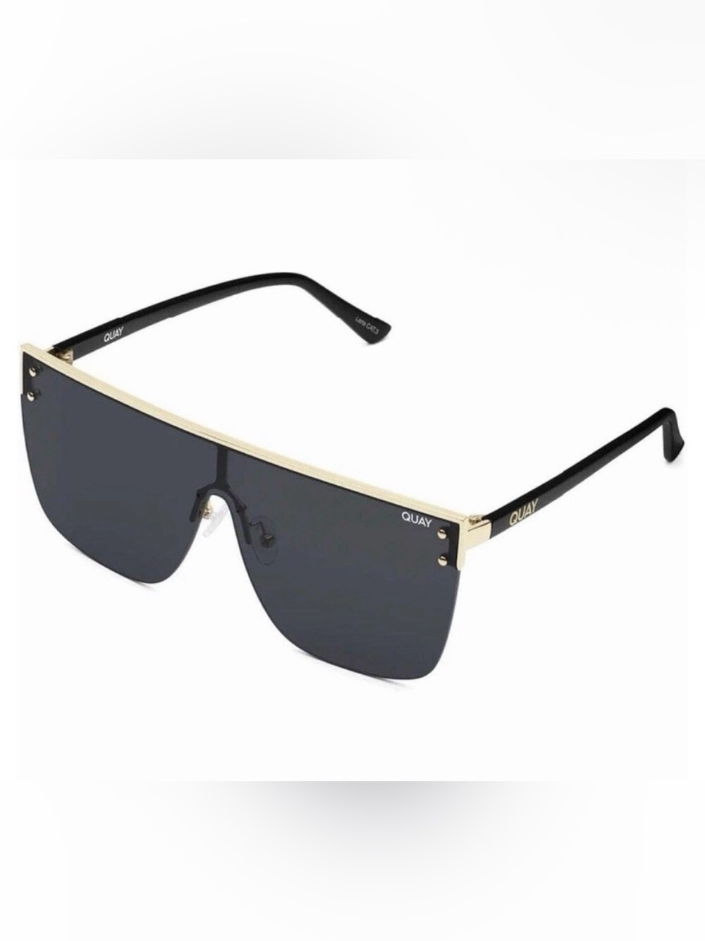 Quay Australia Square Rims Black and Gold